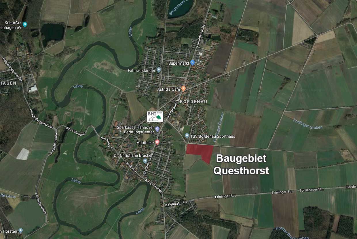 Baugebiet Questhorst in Bordenau