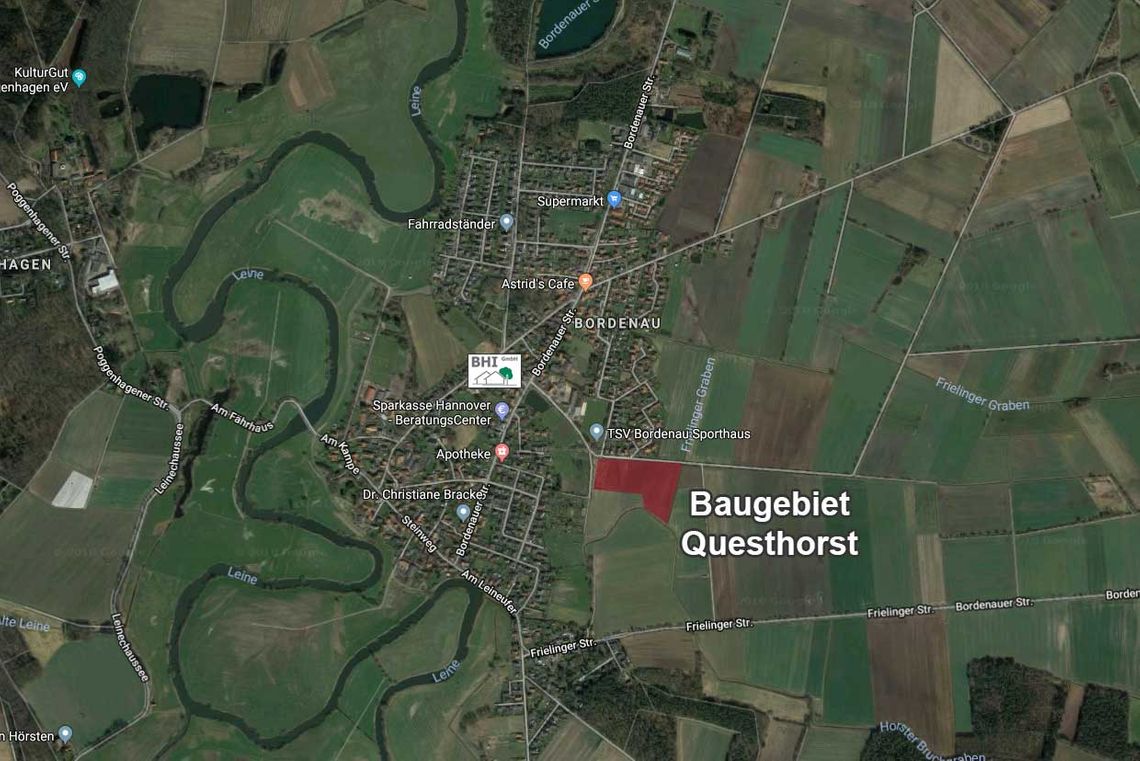 Baugebiet Questhorst in Bordenau